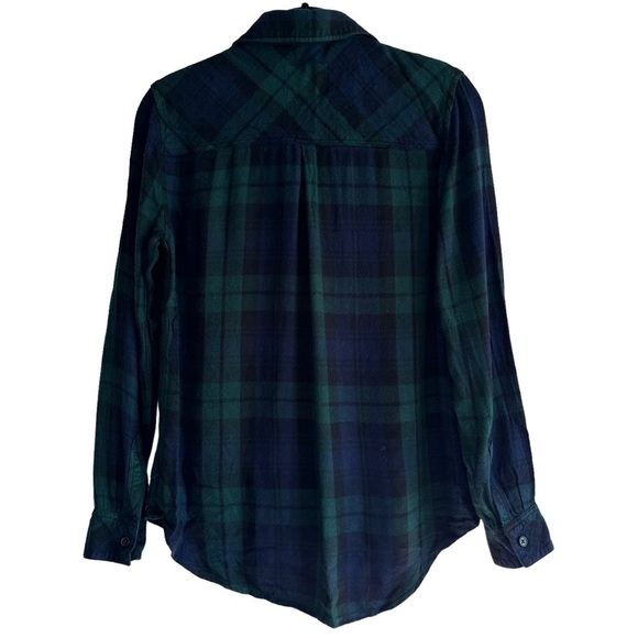 Rails Hunter Button Down Top in Midnight Forest, Size XS - Picture 5 of 7